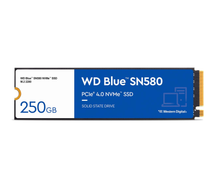 Dysk SSD Sandisk 250GB M.2 PCIe Gen4 NVMe Blue SN580
